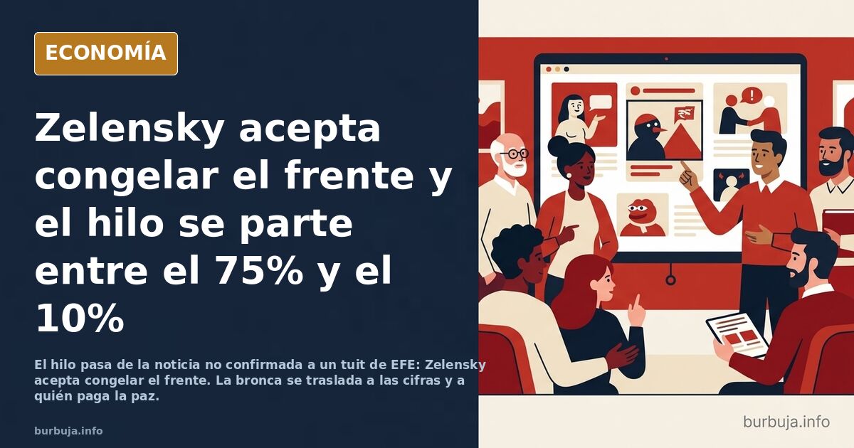 DIRECTO: ESPECIAL ZELENSKY CLAUDICA: ANUNCIA QUE ACEPTARÁ LA PAZ CON UN 75% DEL TERRITORIO UCRANIANO...