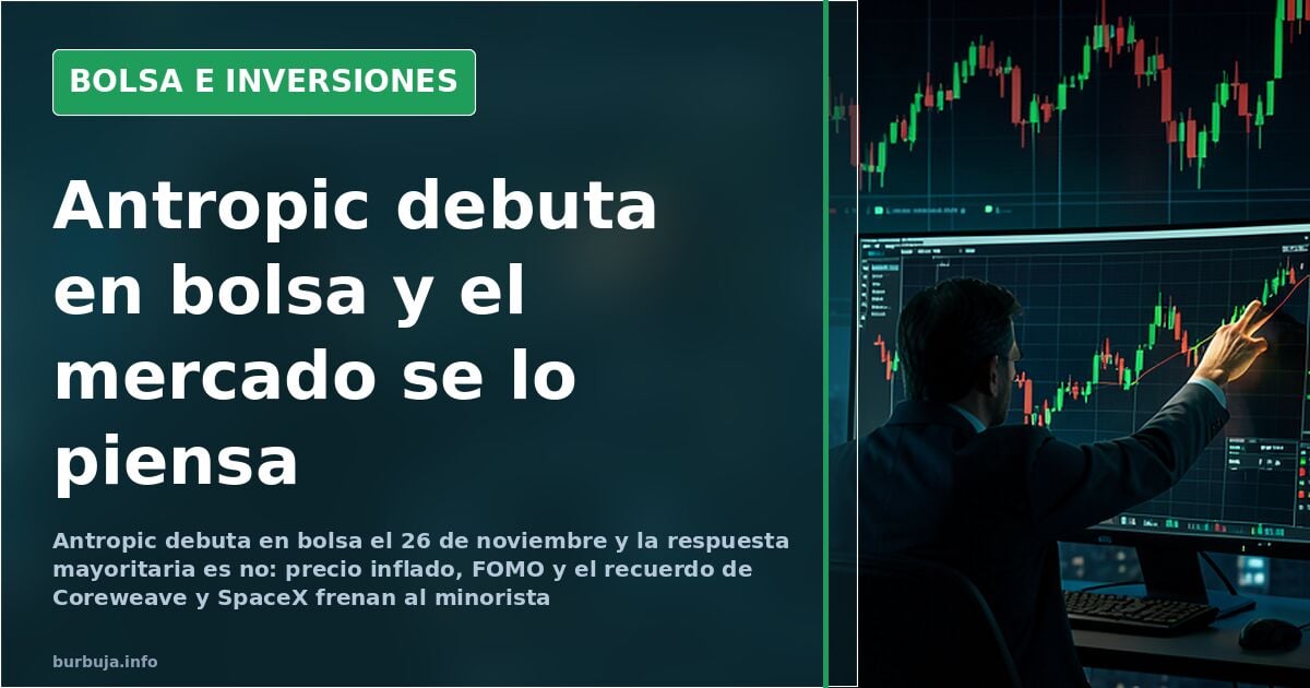 Gráfico de velas japonesas en terminal bursátil con pantallas de cotización en verde y rojo sobre fondo oscuro