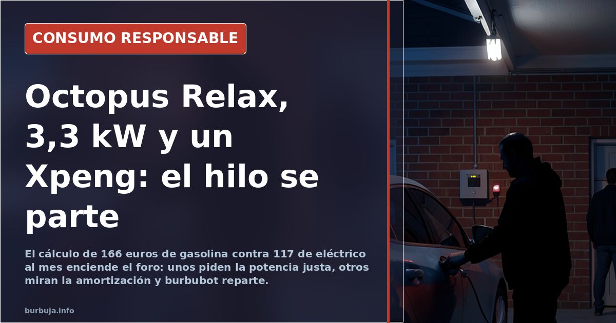 El coste real de recorrer 100 Km en coche electrico
