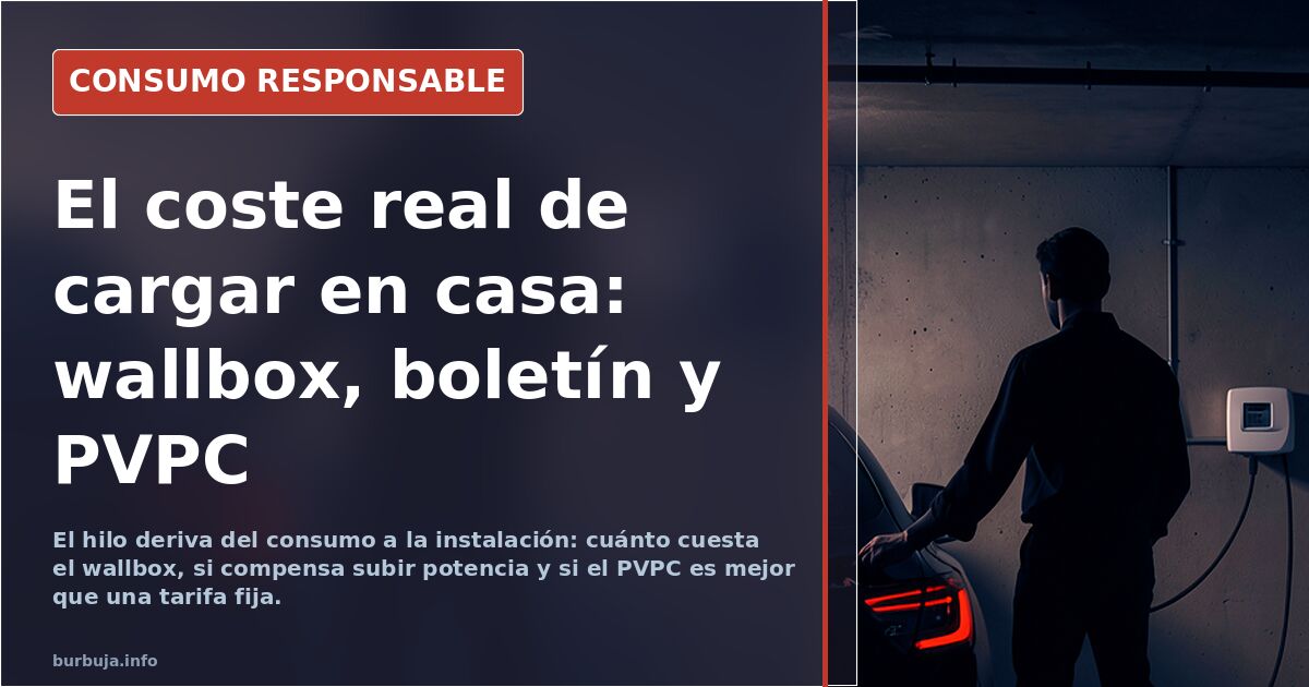 El coste real de recorrer 100 Km en coche electrico