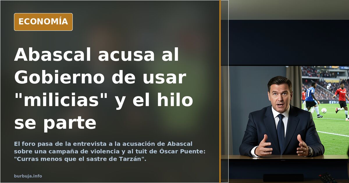No hagan planes: esta noche Santiago Abascal en horisionte