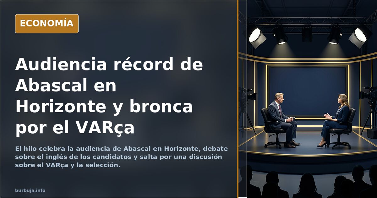 No hagan planes: esta noche Santiago Abascal en horisionte