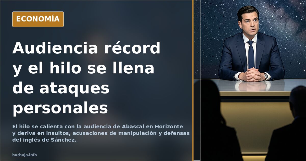 No hagan planes: esta noche Santiago Abascal en horisionte