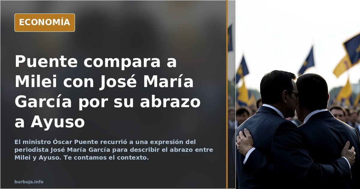 El abrazo entre Milei y Ayuso que da que hablar en redes