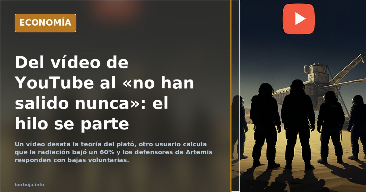 Los astronautas de Artemis 3 so dados de baja para otras misiones, rumores de exceso de radiacion