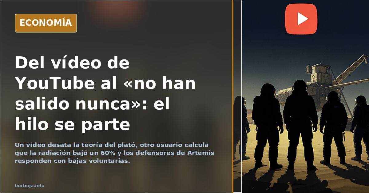 Los astronautas de Artemis 3 so dados de baja para otras misiones, rumores de exceso de radiacion