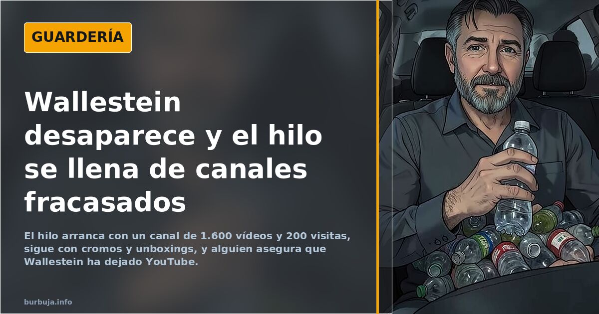 Wallestein desaparece y el hilo se llena de canales fracasados