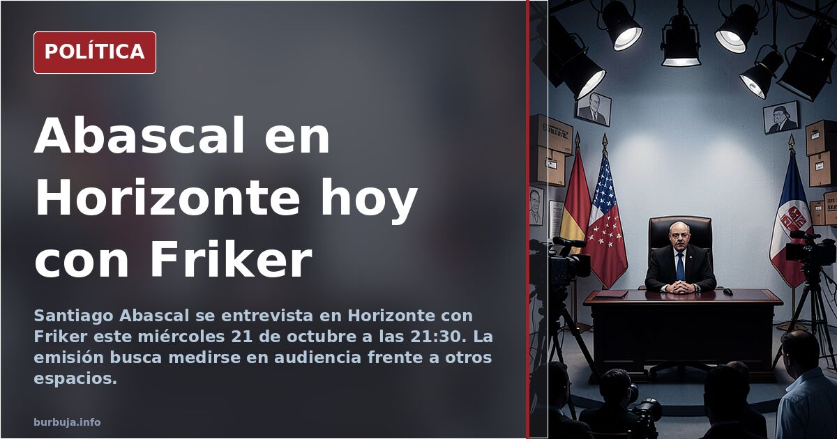 Abascal en Horizonte hoy con Friker