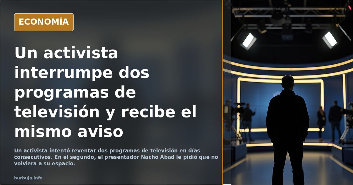 Llaman Macho Abad a Nacho Abad en directo