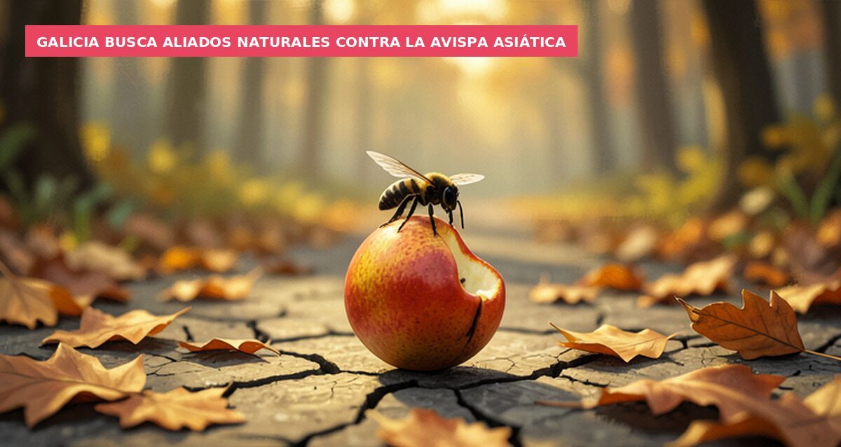 Un nido de avispa Velutina se vuelve a cobrar la vida de un hombre en Galicia.