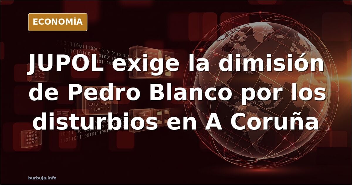 La policía culpa al Gobierno de la violencia contra VOX hoy y pide la dimisión del delegado del Gobierno en Galicia