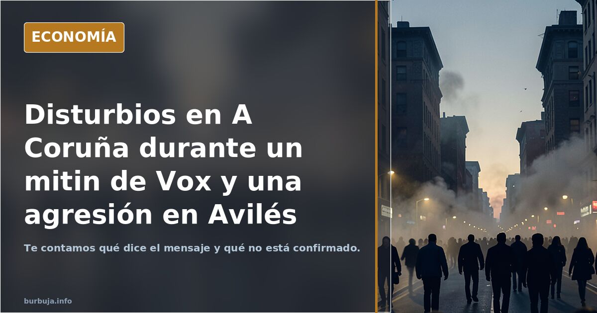 NOCHE LARGA DE DISTURBIOS EN LA CORUÑA