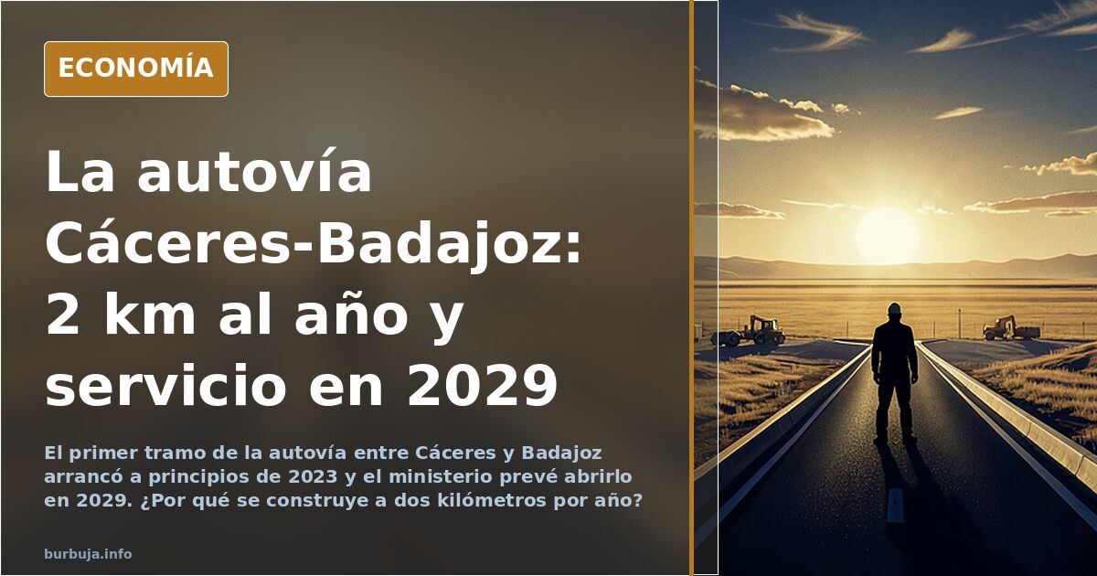 ¿Qué razones hay para que la construcción de nuevas autovías sea tan lenta en los últimos años?