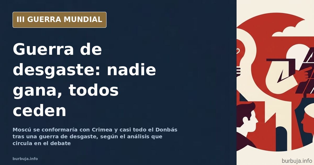 Putin no logra la victoria total y Ucrania afronta ceder el Donbás