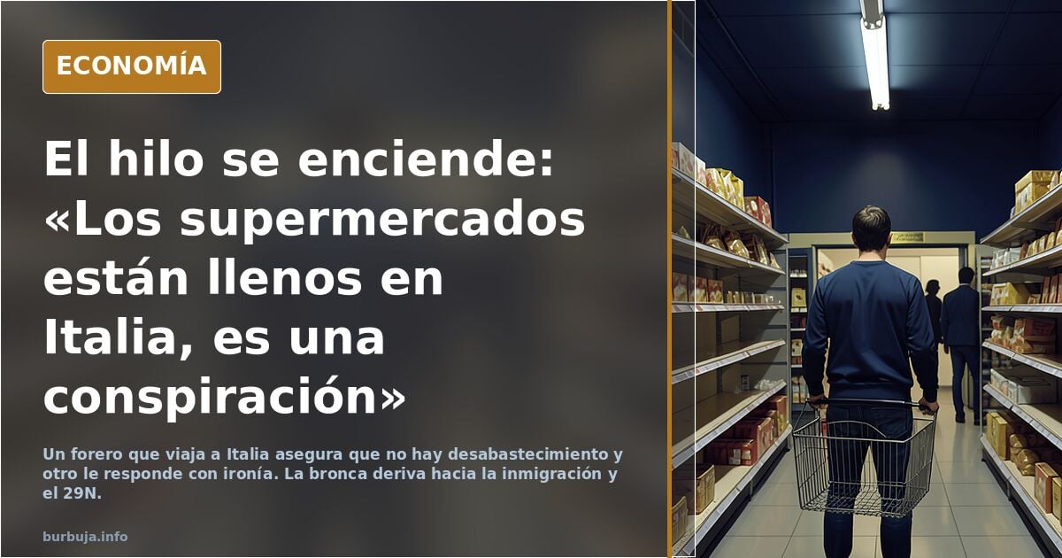 Meloni convierte a Italia en Venezuela: Desde Nápoles a Sicilia los supermercados están vacíos y no hay combustible