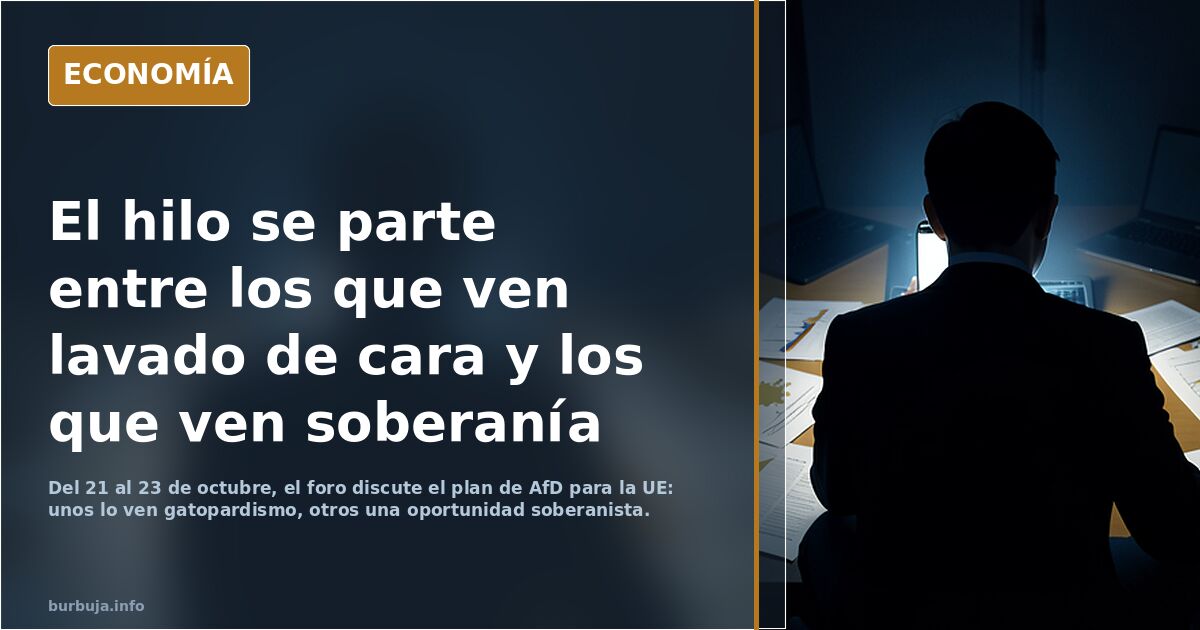 El hilo se parte entre los que ven lavado de cara y los que ven soberanía