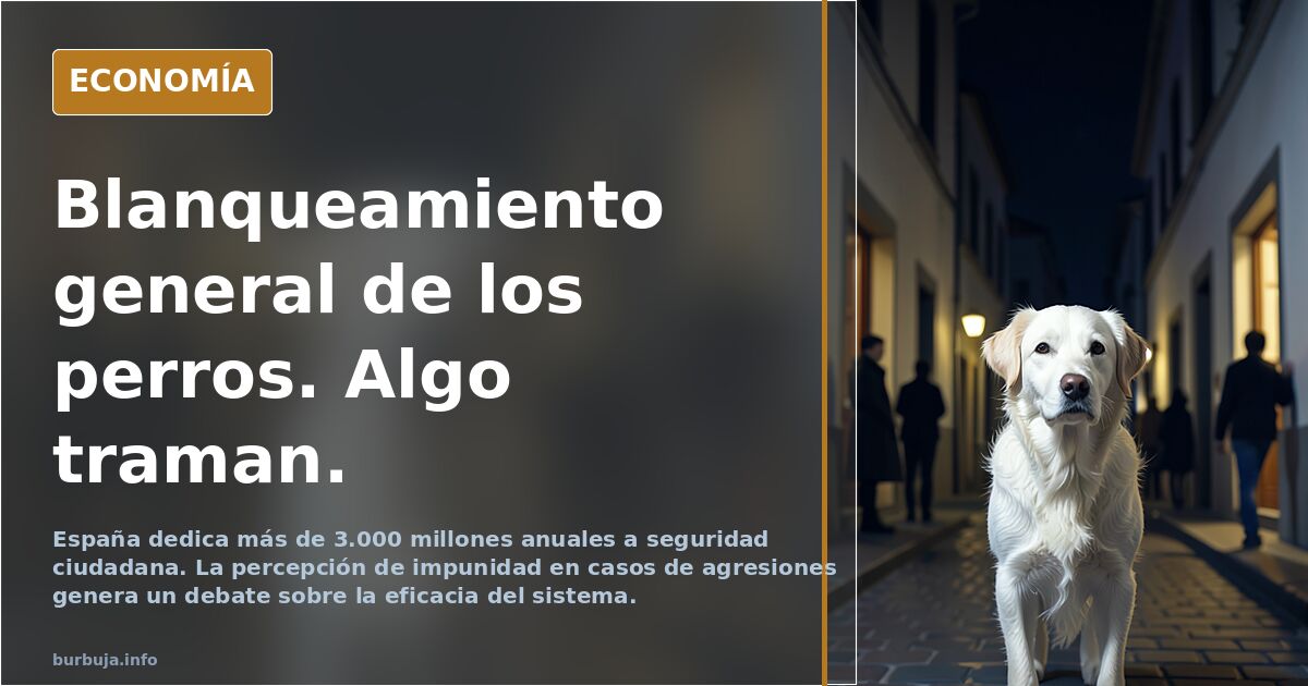 Blanqueamiento general de los perros. Algo traman.