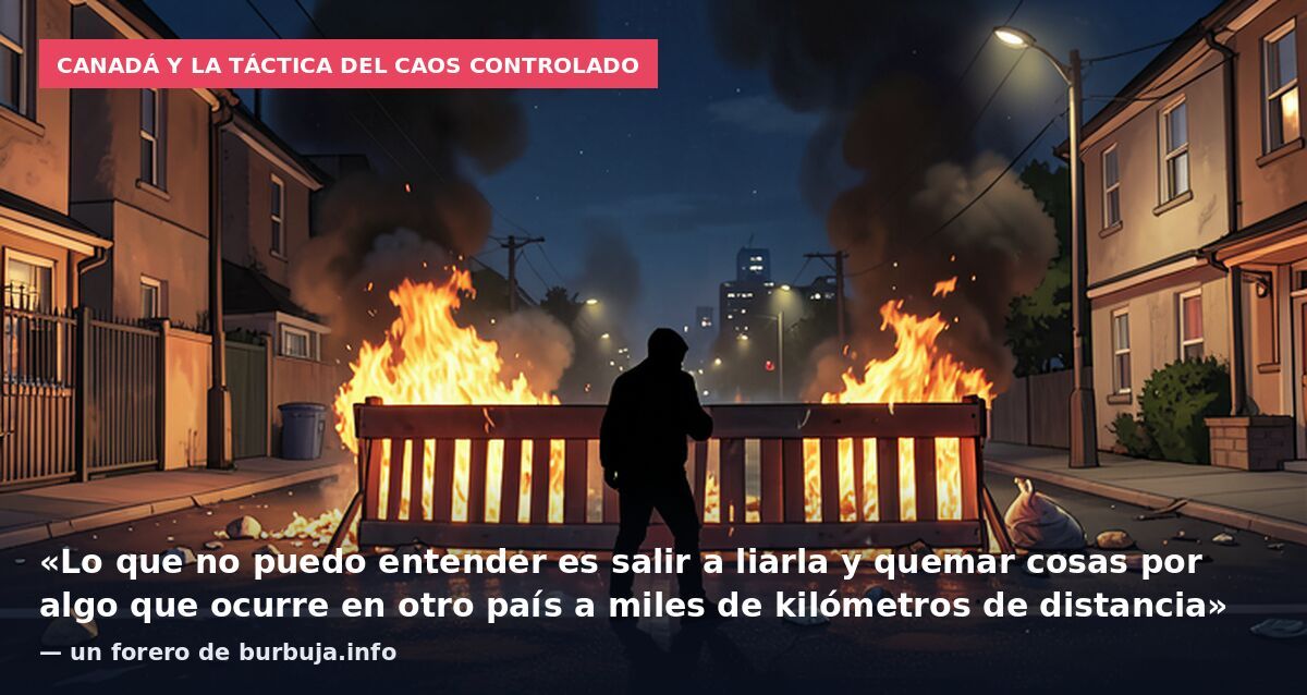 Se está liando PARDA en CANADA..