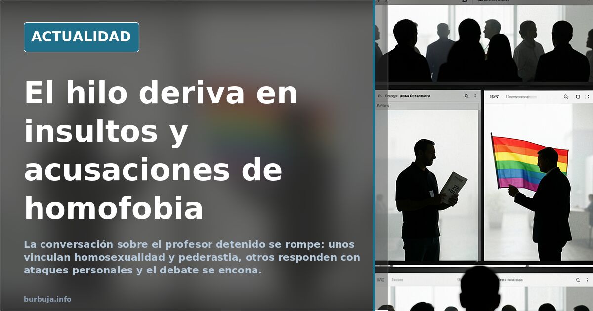Mario, profesor de matemáticas, detenido por agresión sensual a menores, etc.