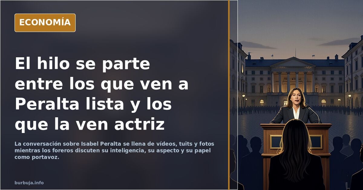 Isabel Peralta os dice una cosa...