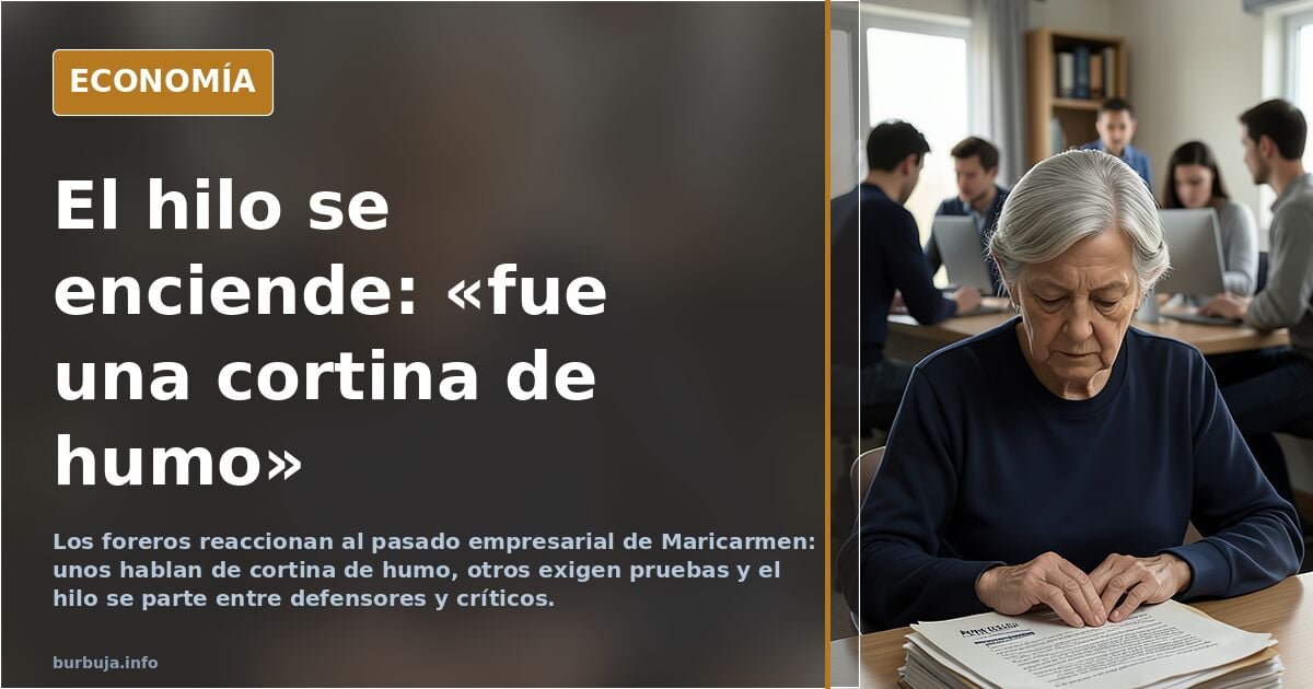 Maricarmen era administradora única de una empresas de inmuebles y alquileres