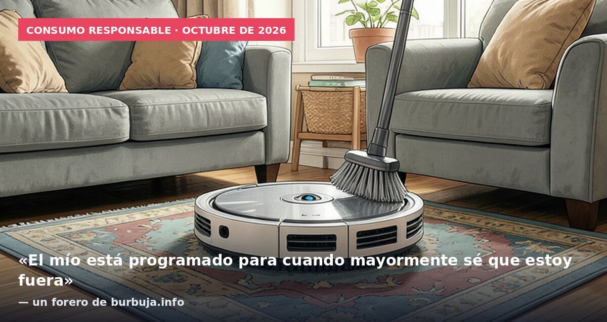 Consumo responsable · octubre de 2026: «El mío está programado para cuando mayormente sé que estoy fuera» — un forero de burbuja.info