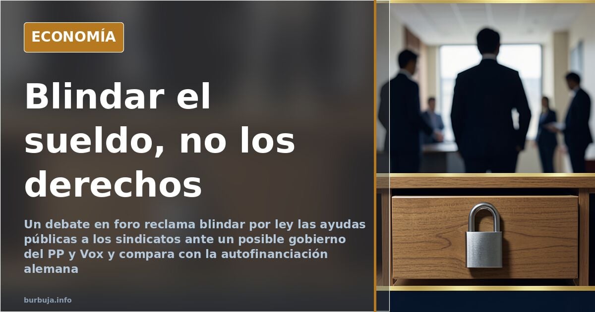 Los sindicatos buscan blindar sus ayudas públicas ante un giro electoral
