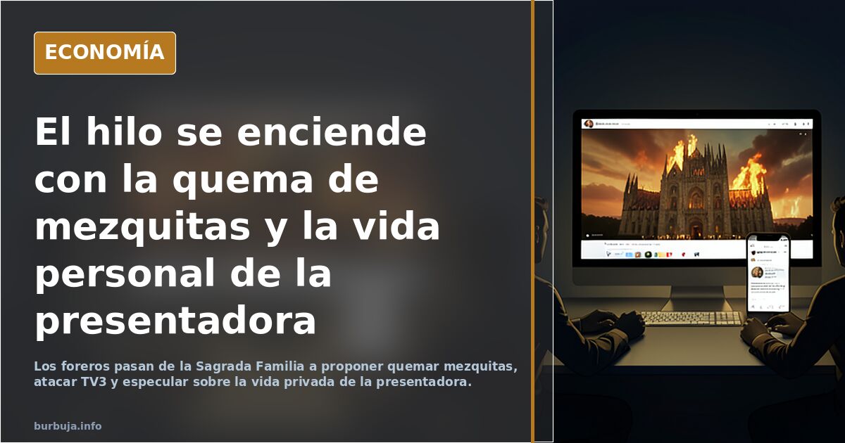 Presentadora de TV3 y su polémica frase sobre la Sagrada Familia