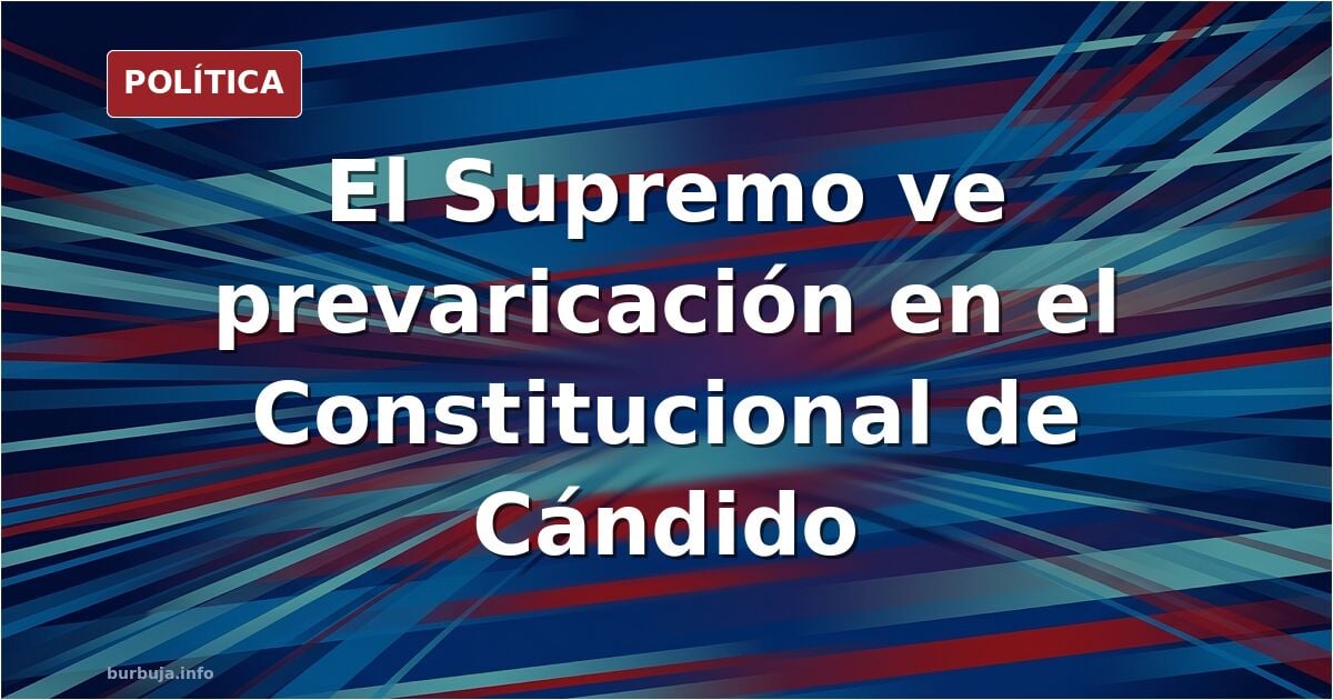 La insumisión ‘póstuma’ de Cándido (Ignacio Camacho en El ABC)