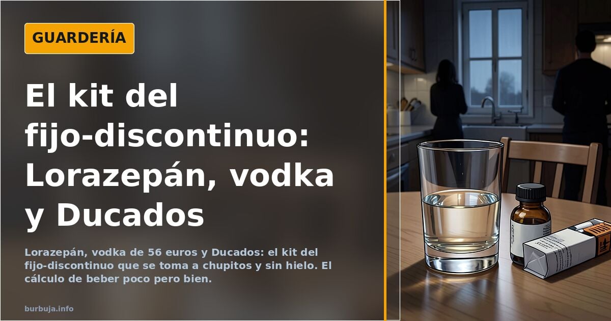 Lorazepam, €57 vodka and Ducados: the on-call worker's kit