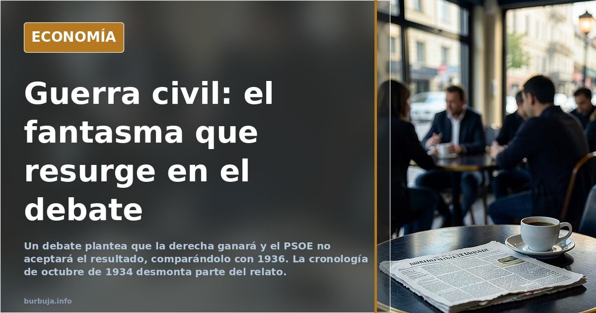 Ilustración editorial de un hemiciclo parlamentario dividido en dos mitades, con una grieta en el centro y tonos azul marino 