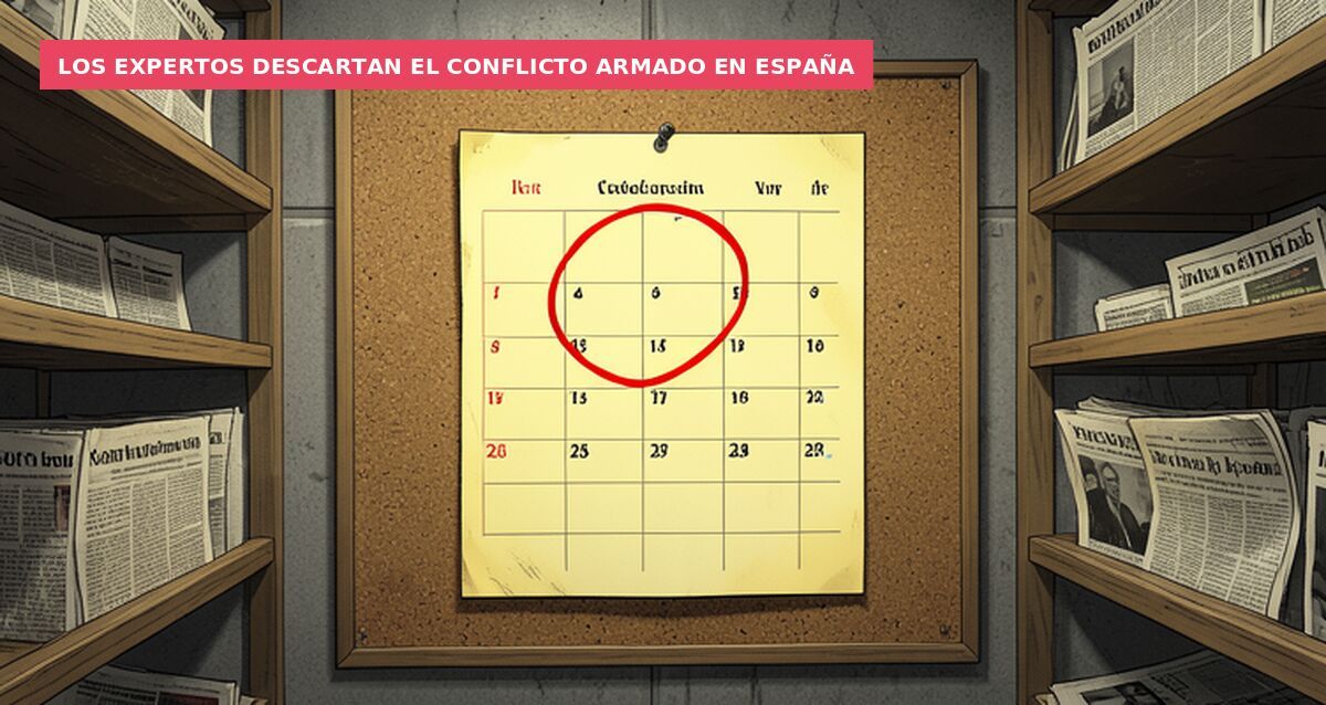 Los expertos descartan el conflicto armado en España