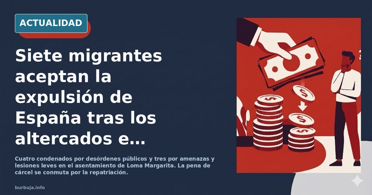 Siete subsaharianos serán expulsados tras protagonizar altercados en Loma Margarita