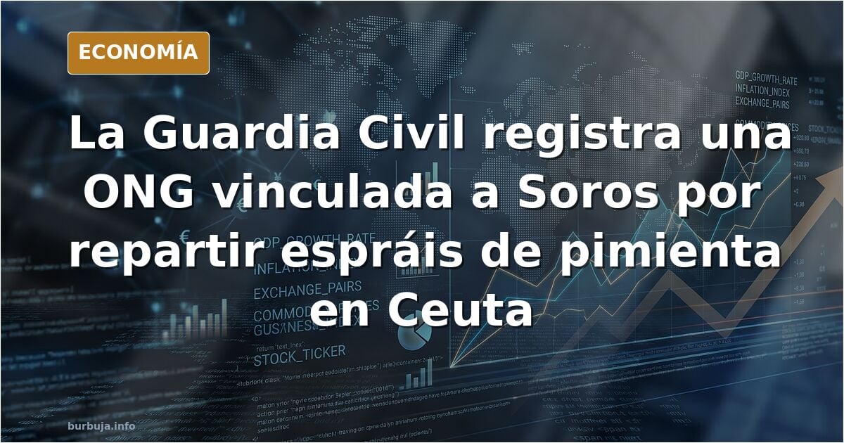 La guardia civil registra la ONG de Soros por distribuir armas a invasores y hay detenidos.