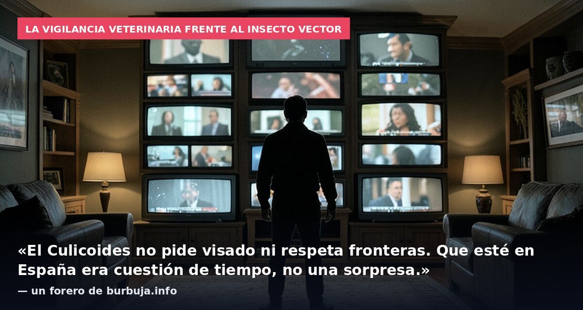 La vigilancia veterinaria frente al insecto vector: «El Culicoides no pide visado ni respeta fronteras. Que esté en España era cuestión de tiempo, no una sorpresa.» — un forero de burbuja.info