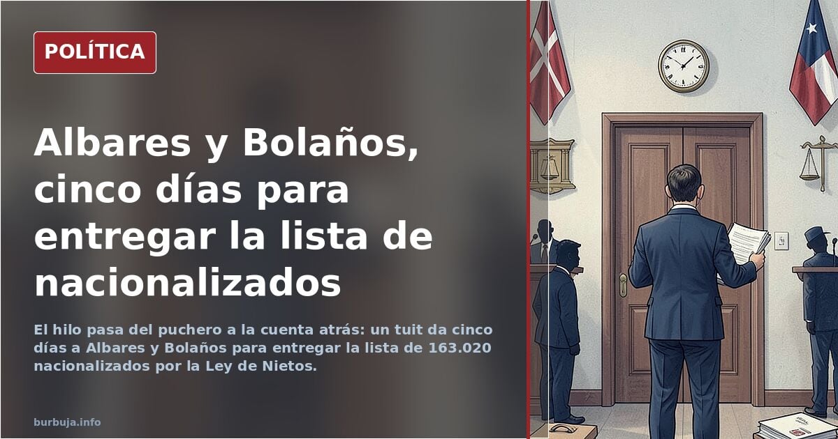 El Gobierno se enfrenta a un delito de desobediencia por no identificar a los nacionalizados con la Ley de Nietos