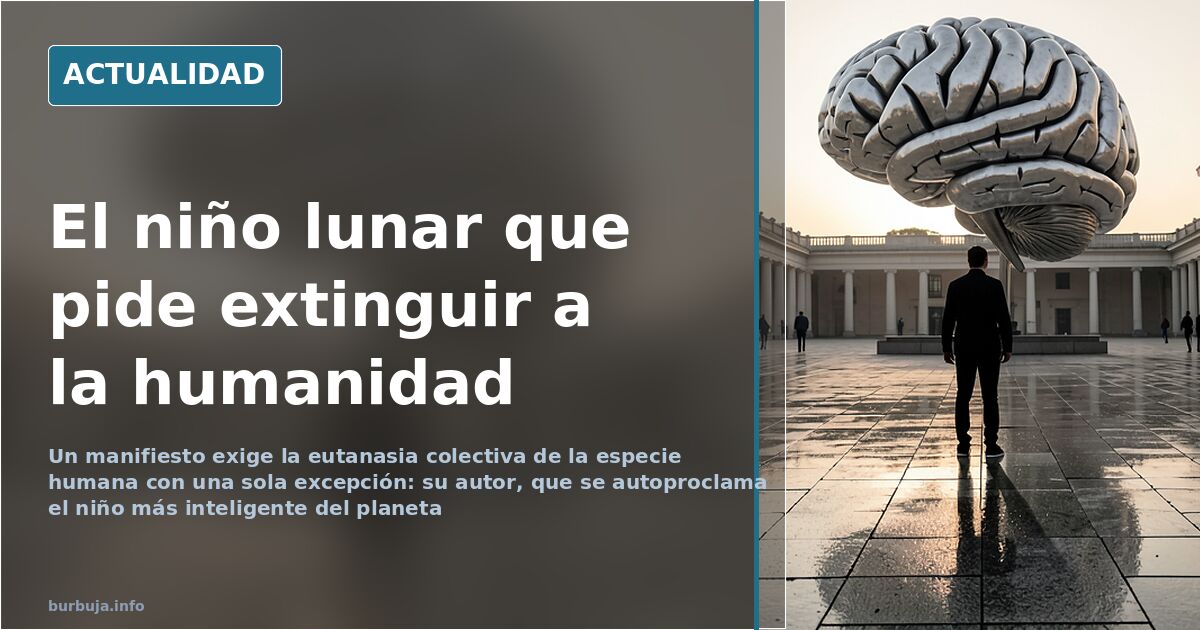 Se busca inteligencia real: la eutanasia colectiva como tesis