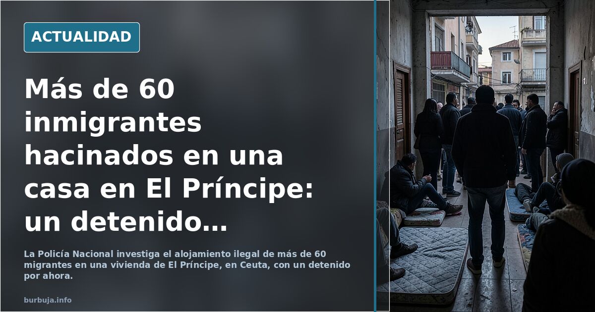 Más de 60 inmigrantes hacinados en una casa en El Príncipe: un detenido, de momento