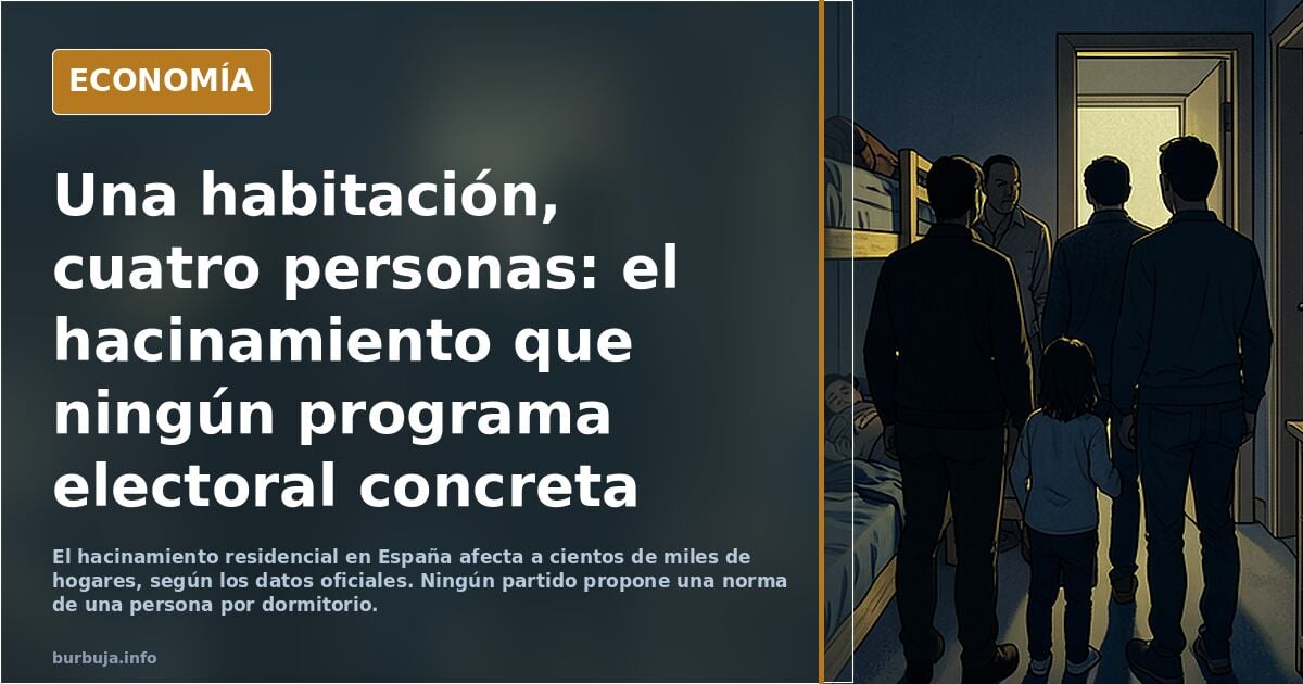 Hacinamiento: ¿algún partido lo lleva en su programa?