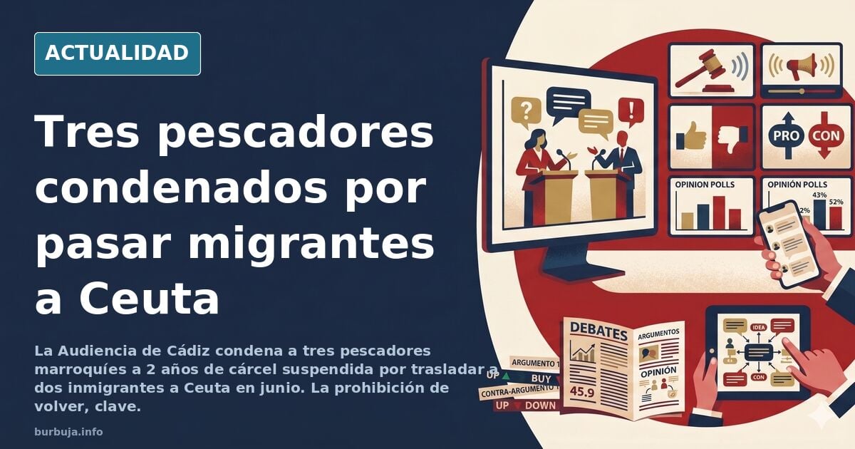 Tres pescadores de Marruecos condenados por introducir en Ceuta a dos inmigrantes