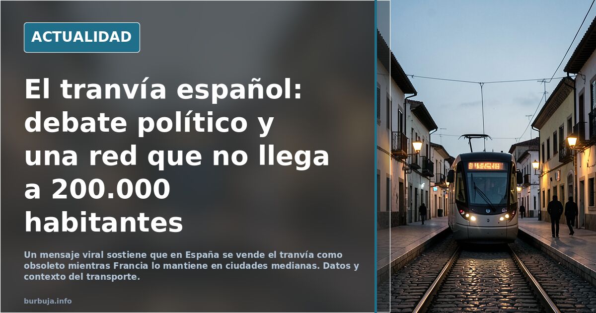 Porque muchos wokes y tradicionalistas/conservadores españoles no les gustan los tranvías?