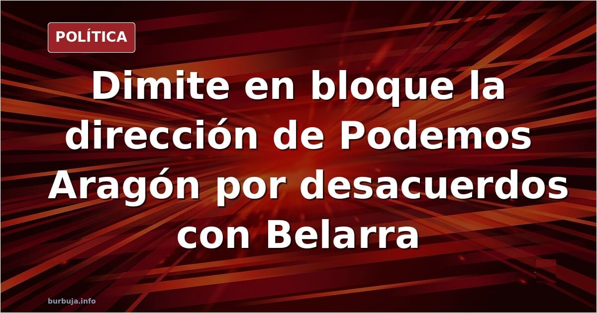A tomar por cvlo los jerarcas de Podemos Aragón.