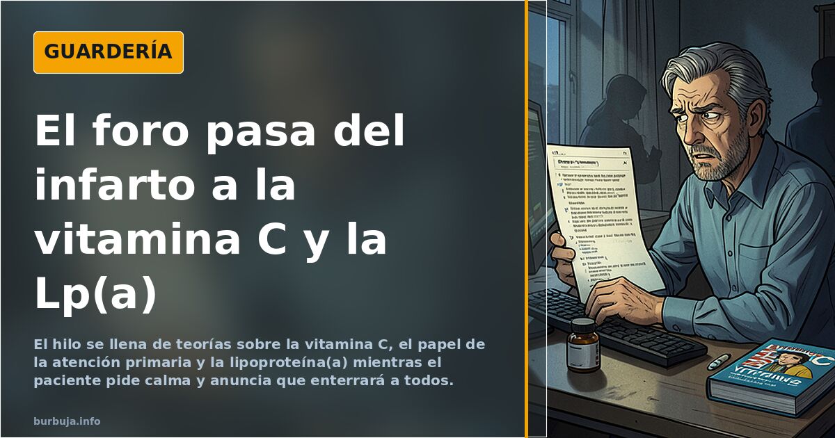 El foro pasa del infarto a la vitamina C y la Lp(a)