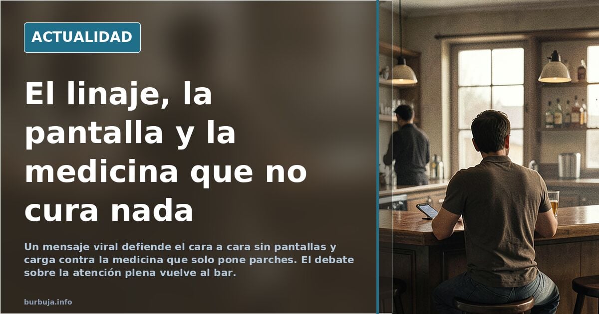 Los que se esconden y su medicina: ¿qué opináis?
