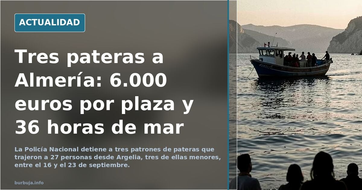 De achicar agua con botellas a remar con bidones: el infierno de tres pateras rumbo a Almería