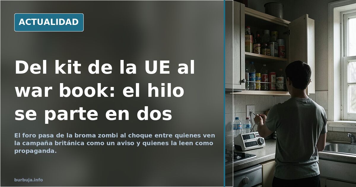 PREPARADOS PARA IMPACTO!!! Reino Unido debe saber algo que no sabe el resto de Europa: va a pedir a sus ciudadanos que acumulen comida y agua en casa