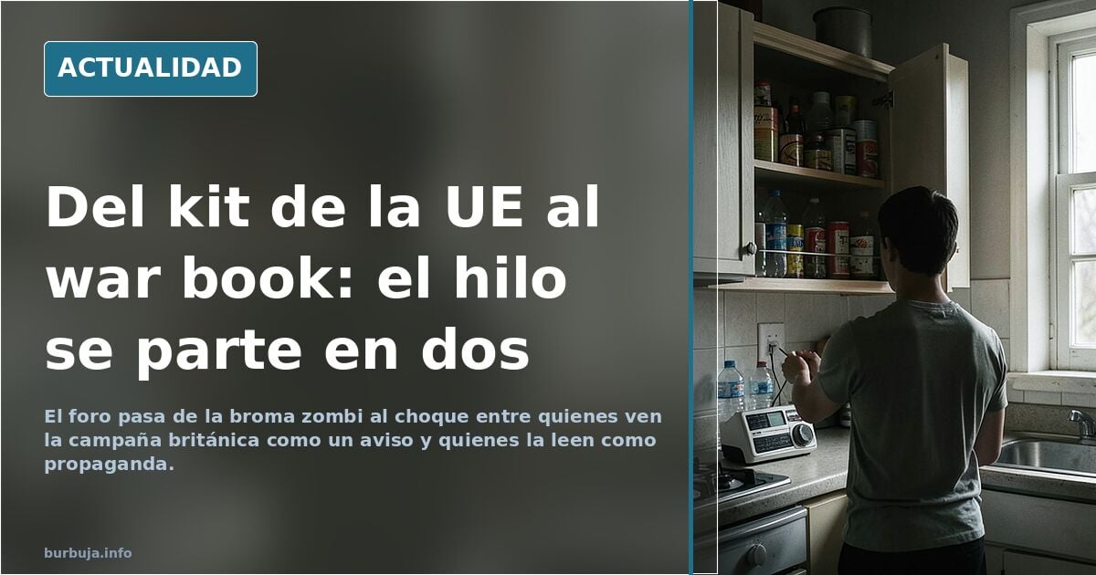 PREPARADOS PARA IMPACTO!!! Reino Unido debe saber algo que no sabe el resto de Europa: va a pedir a sus ciudadanos que acumulen comida y agua en casa