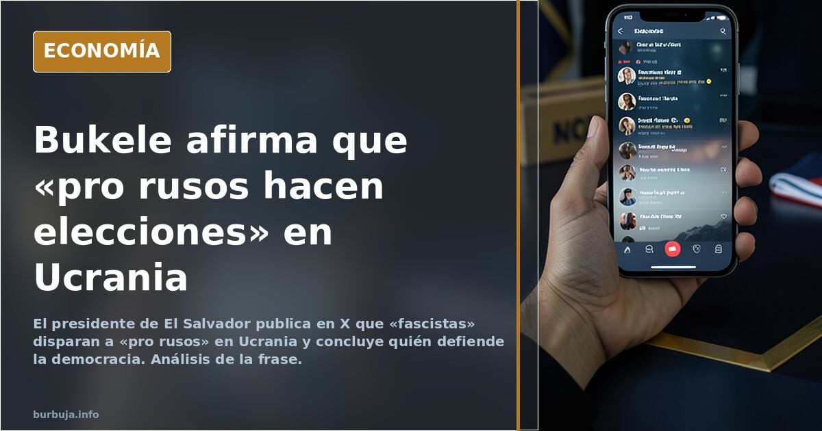 Bukele y las elecciones en Ucrania: ¿quién defiende la democracia?