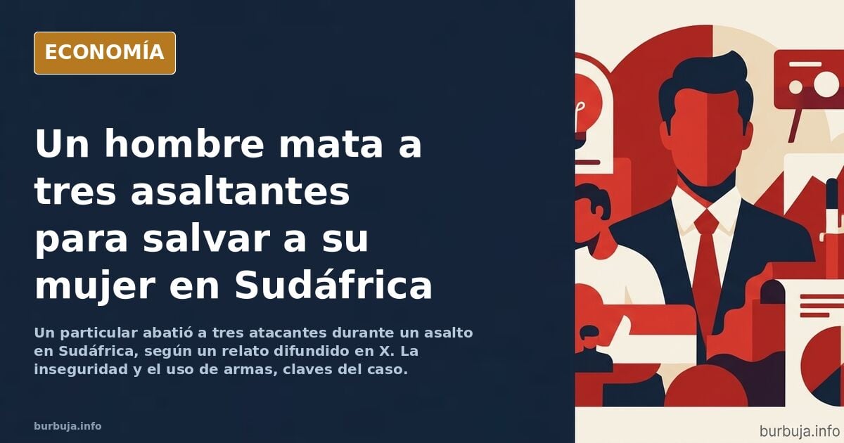 Sudafricano blanco salva a su hija y su madre de tres asaltantes negros. Los tres están con San Pedro