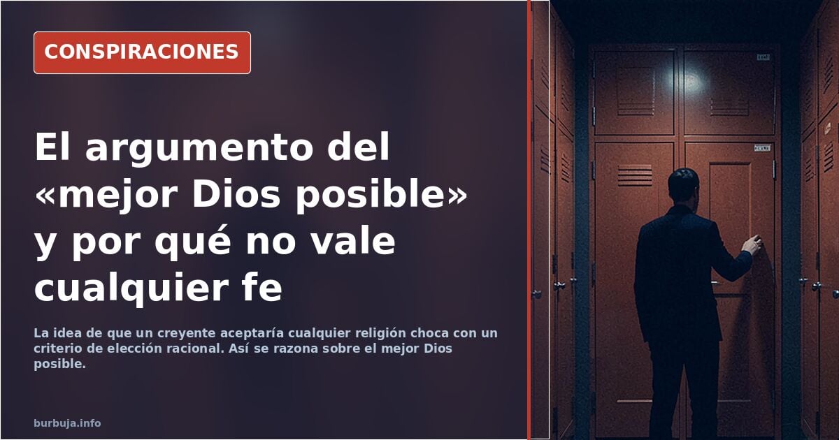 Dios es el mejor de los dioses posibles